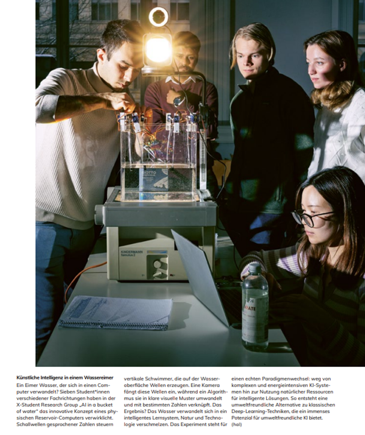 TU Berlin Annual Magazine Wir/Vier 2024 cover feature