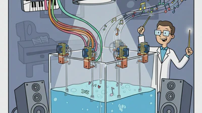 Music generation with bucket of water based Physical Reservoir Computer featured image