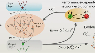 Evolution beats random chance: Performance-dependent network evolution for enhanced computational capacity featured image
